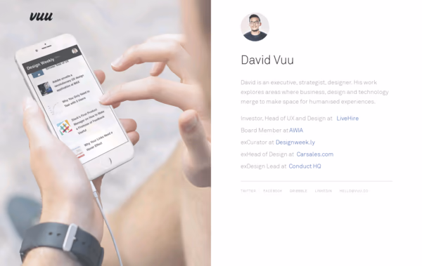 David Vuu, Melbourne Web Design
