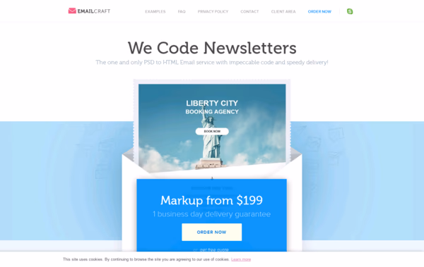 EmailCraft.com Web Design