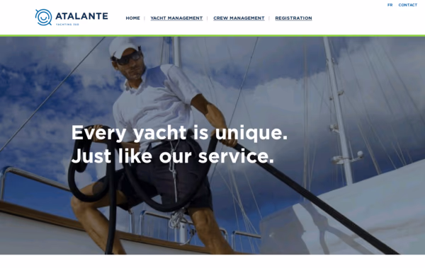 Atalante Yacht Management Web Design