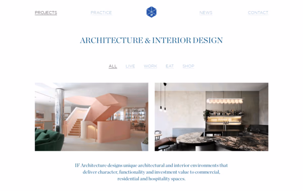 Home | IF Architecture Web Design