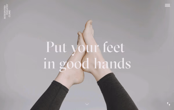 Integrated Podiatry Clinic Web Design