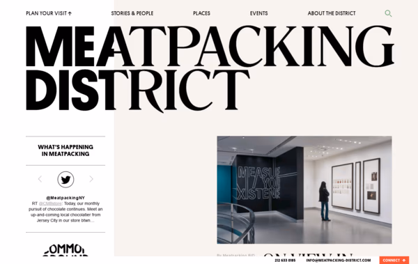 Meatpacking District Web Design