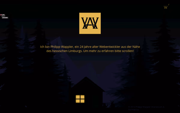 Philipp Wappler Portfolio Web Design