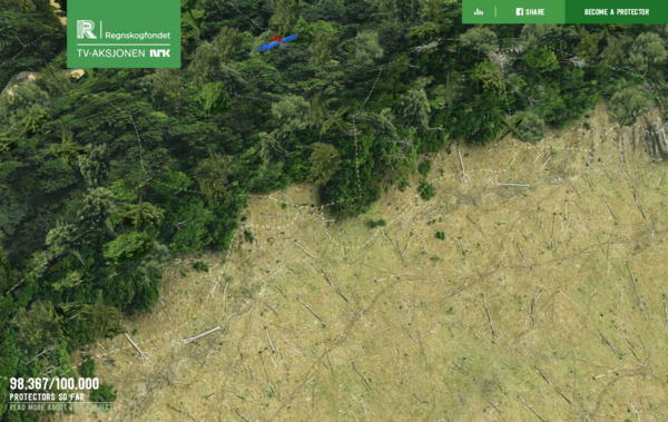 Save the Rainforest Web Design
