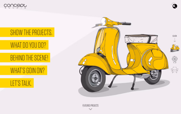 Concept Studio Website Web Design