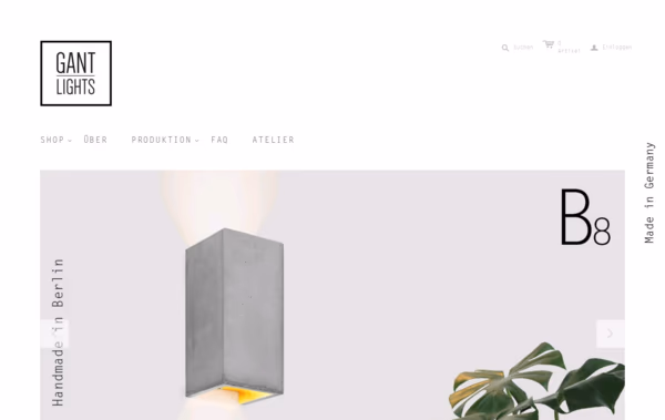  GANTlights  Web Design
