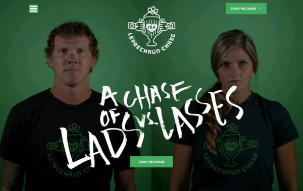 Leprechaun Chase Web Design