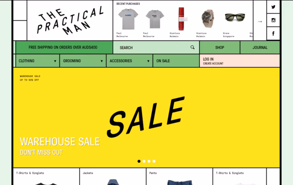 The Practical Man Web Design