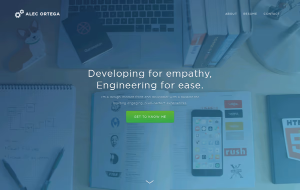 Alec Ortega Web Design