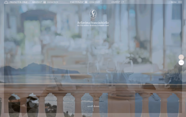 HOTEL FRANCISCHIELLO BELLAVISTA Web Design