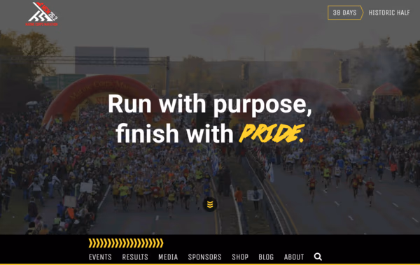 Marine Corps Marathon Web Design