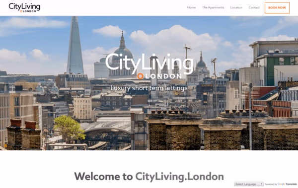 City Living London Web Design
