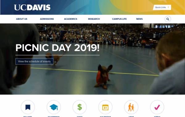 UC Davis Web Design