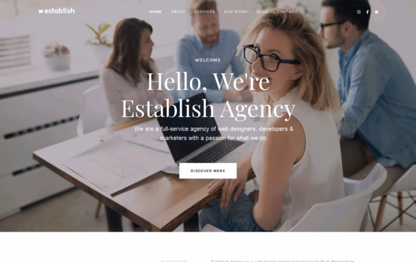 Establish Agency Web Design