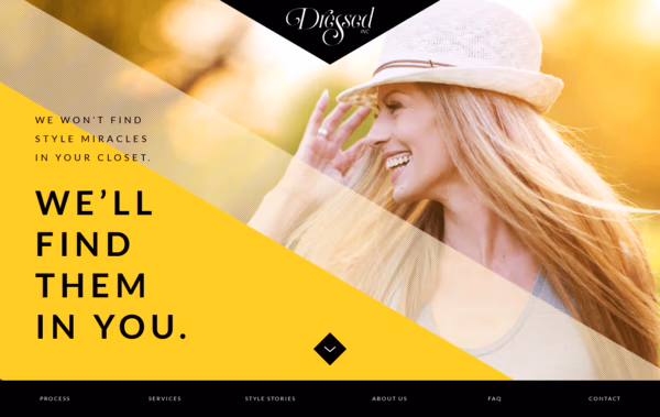 Dressed Inc. Web Design