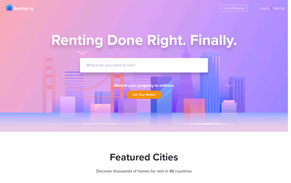 Rentberry Web Design