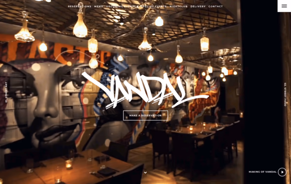Vandal New York Web Design