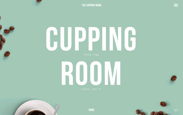 The Cupping Room Web Design