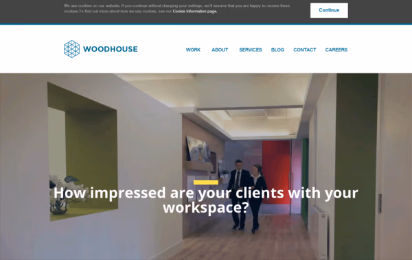 Woodhouse Workspace Web Design