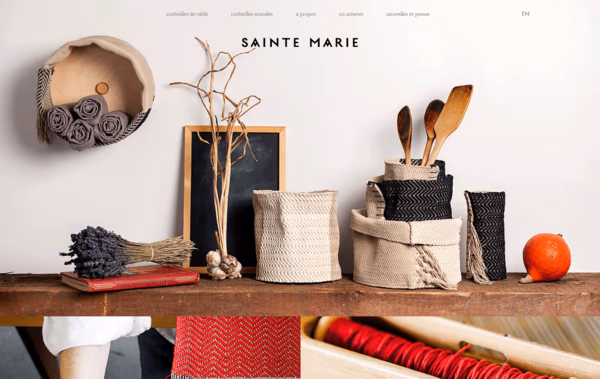 Sainte Marie Design Textile Web Design