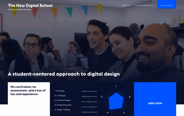 The New Digital School Web Design