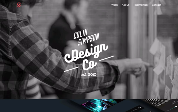 Colin Simpson Design Web Design