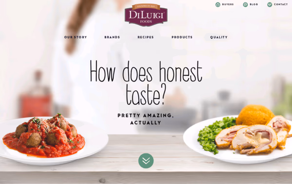 DiLuigi Foods Web Design