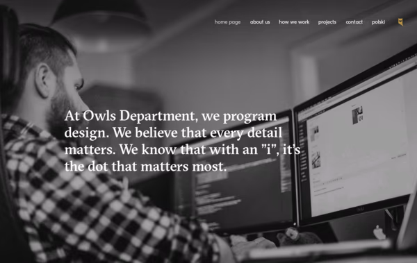 Owls Department Web Design