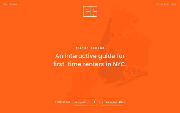 Bitter Renter Web Design