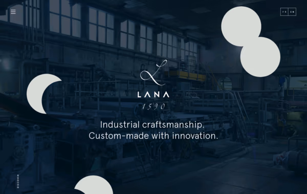 Lana Paper mill Web Design
