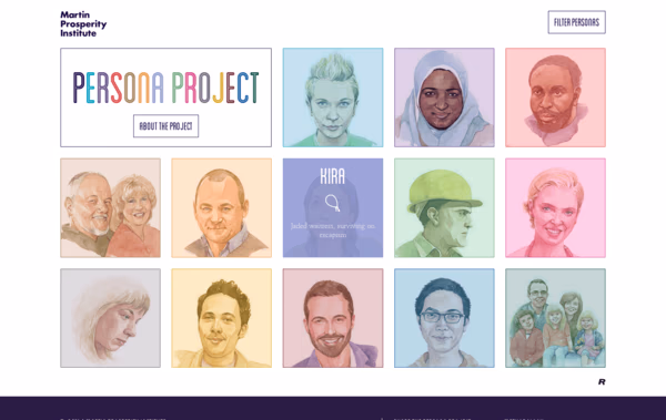 MPI Persona Project Web Design
