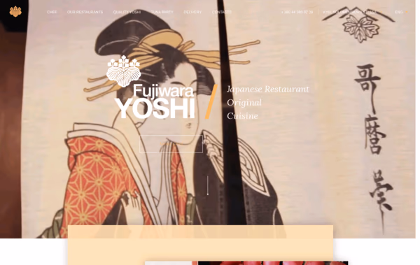 Fujiwara Yoshi  Web Design