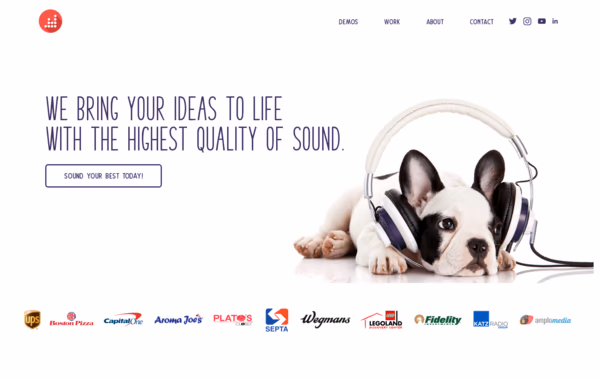 Decorated Air Studios Web Design