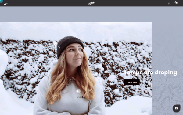 nilton clothing Web Design