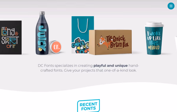 DC Fonts Web Design