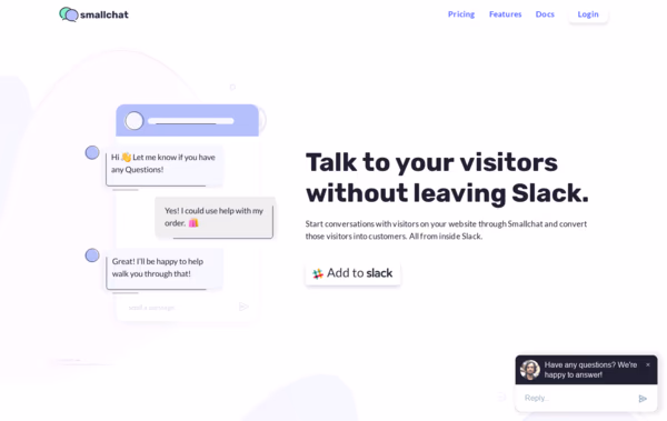Smallchat  Web Design