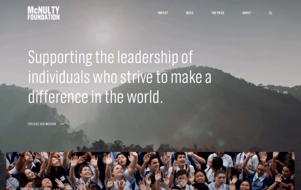 McNulty Foundation Web Design