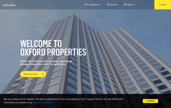 Oxford Properties Web Design
