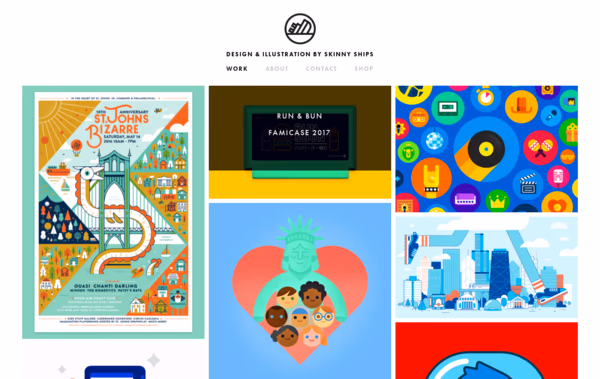 Skinny Ships Web Design