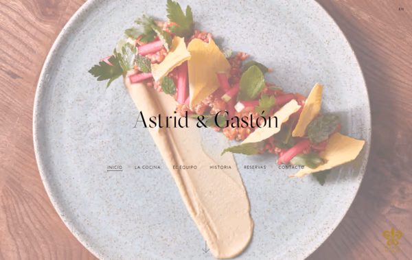 Astrid & Gastón Web Design