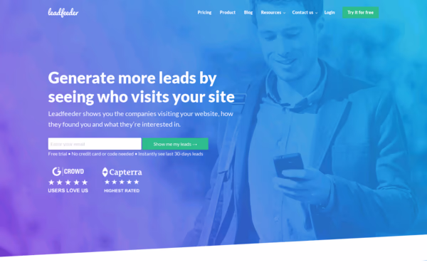 LeadFeeder Web Design