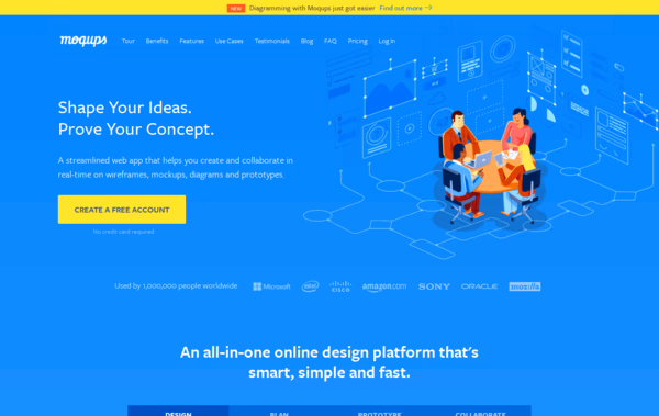 Moqups Web Design