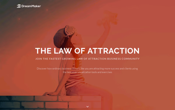 The Law of Attraction Web Design