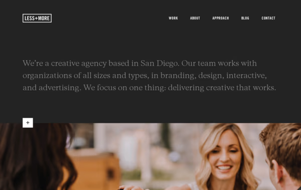 LESS+MORE Web Design