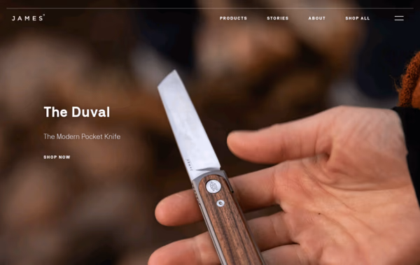 The James Brand Web Design