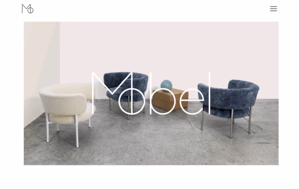 Møbel, furnitures Web Design