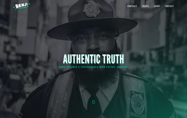 Benji Messmer Photographer  Web Design
