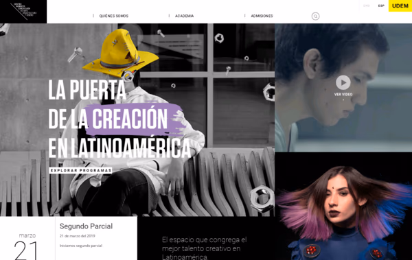 Centro Roberto Garza Sada Web Design
