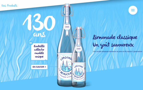Limonades la Beauceronne Web Design