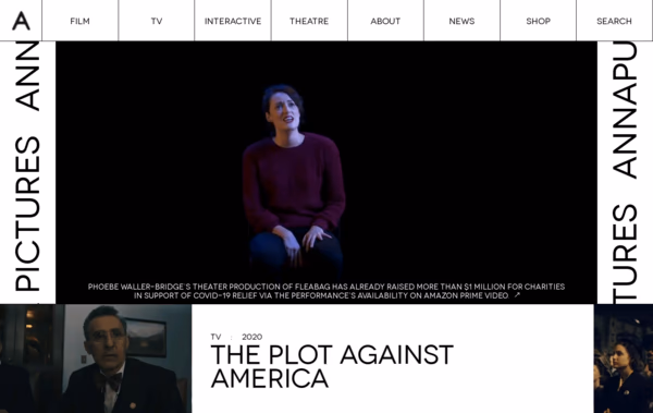 ANNAPURNA PICTURES    Web Design